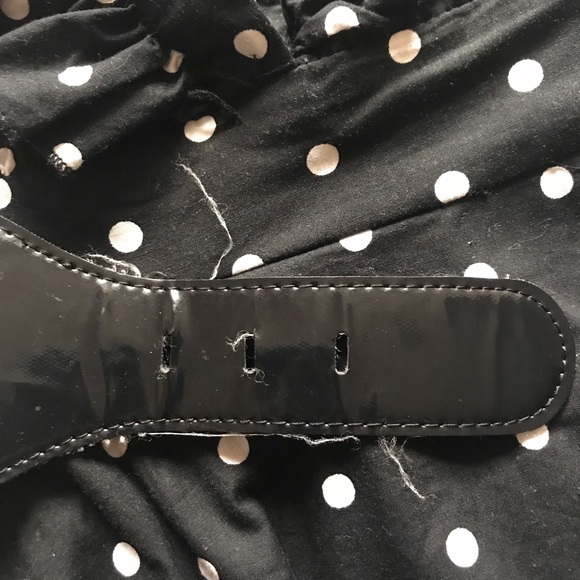 Black and White Polka Dot '50s Style Dress - Picture 3 of 3